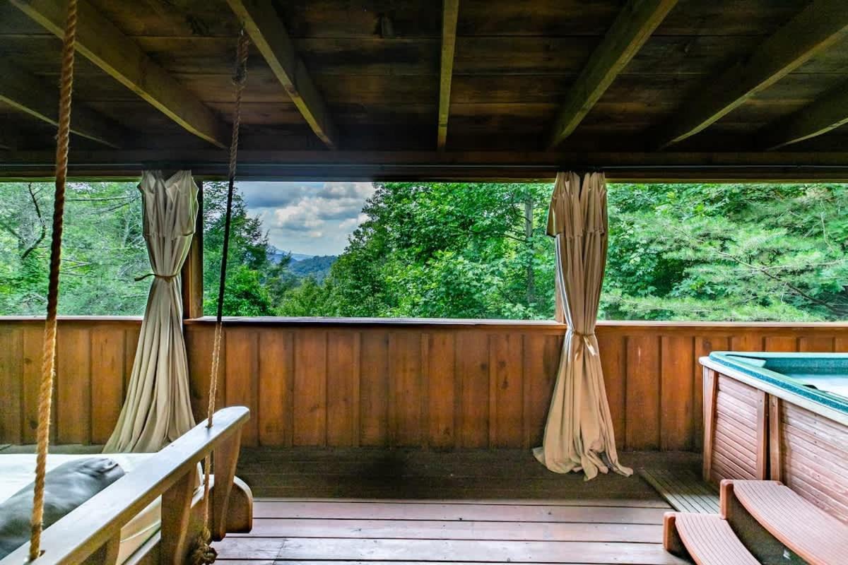 Nice View Fireplace, Hot Tub, Porch Bed, Private セバービル エクステリア 写真